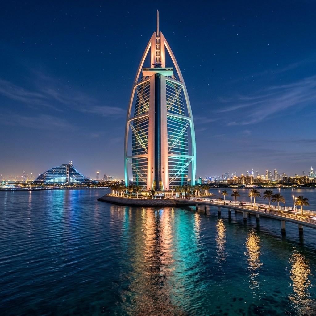 Burj Al Arab Dubai Mockup